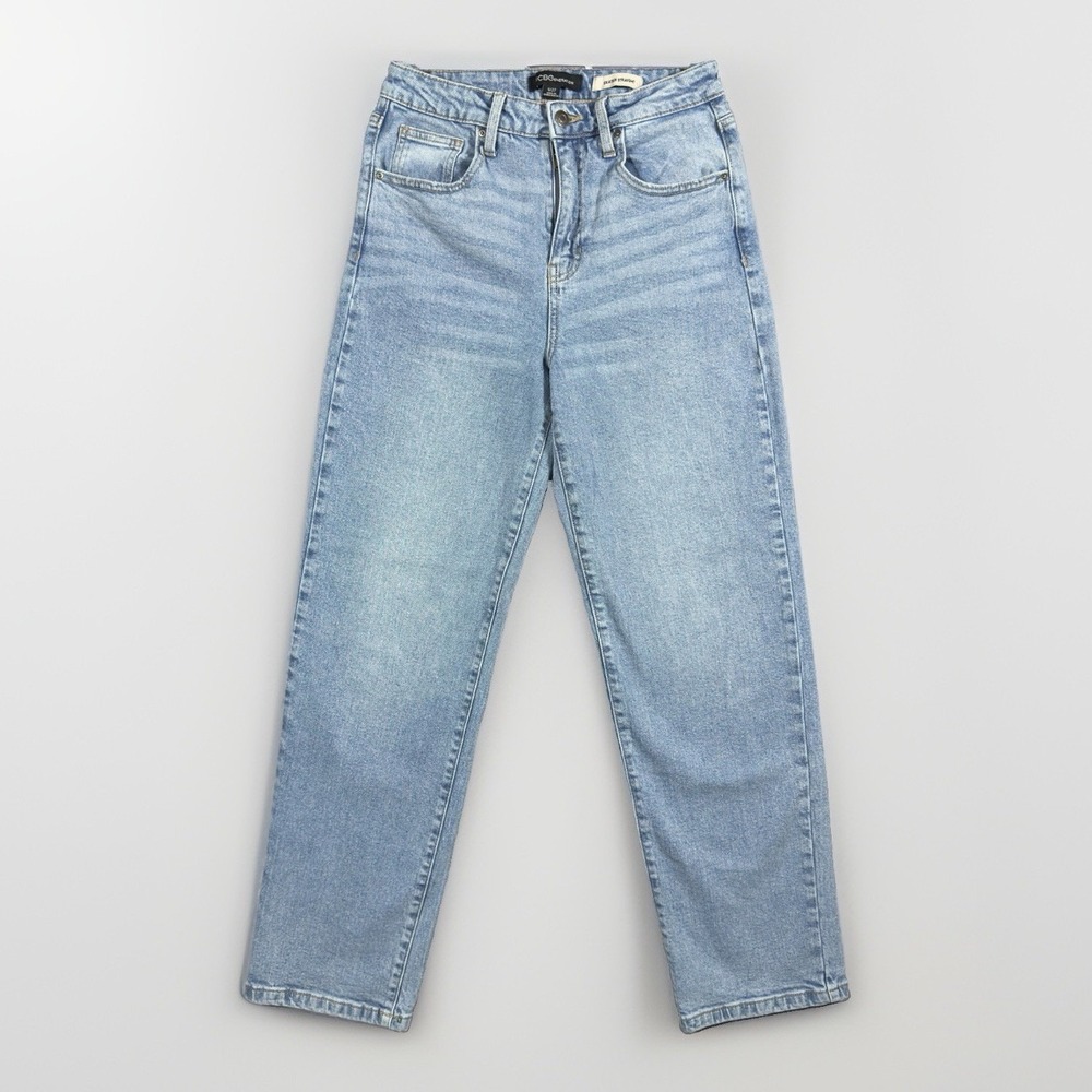 BCBG Generation Skater Straight Jeans Womens 5/27 High Rise Light Wash Denim